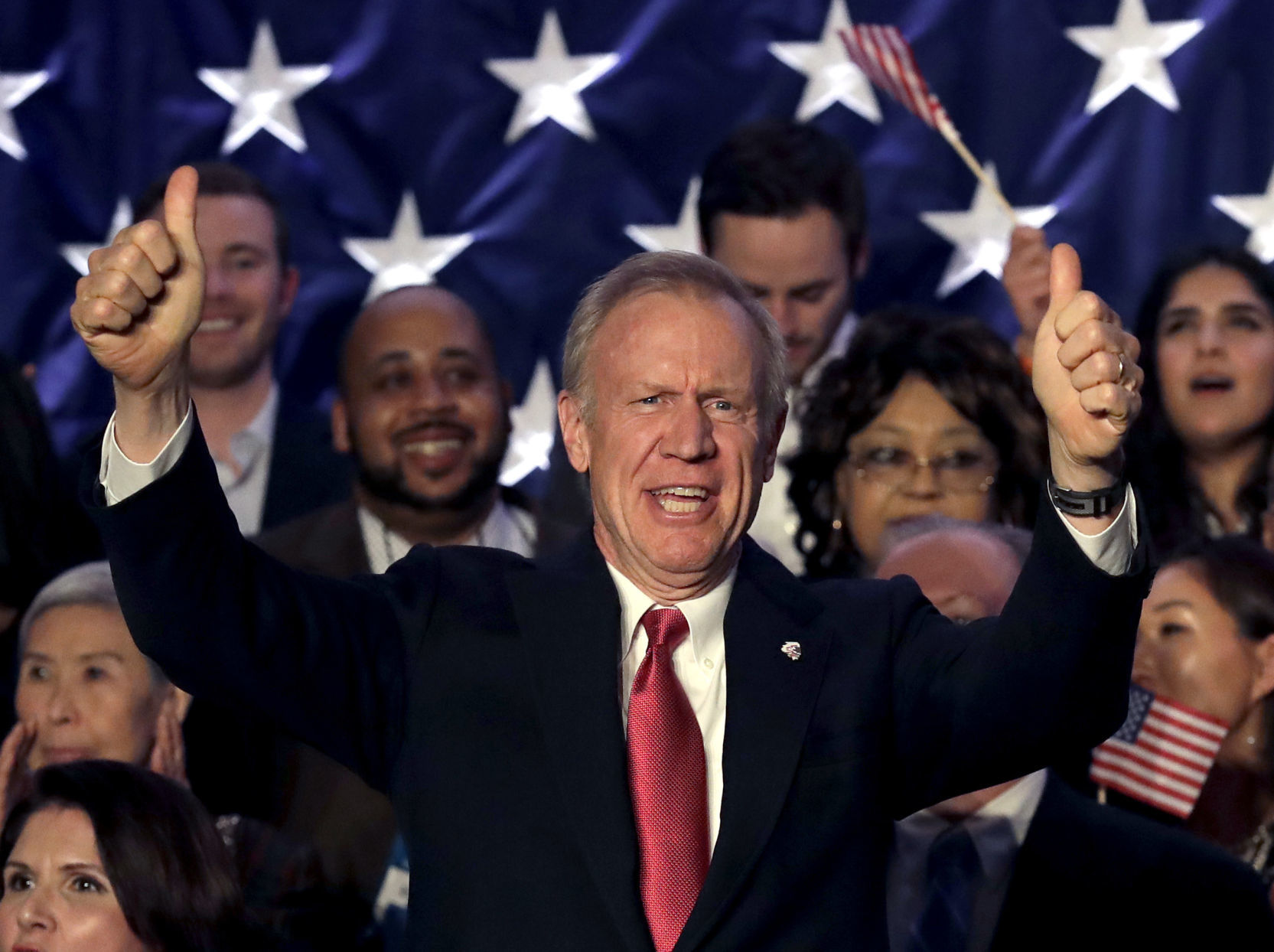 APTOPIX Illinois Primary Governor
